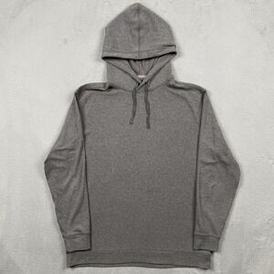 The Normal Brand Hoodie Mens Large Gray Stretch Pullover Winter Lightweight